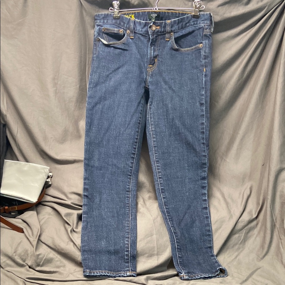 J. Crew Blue Straight Leg Jeans Toothpick Classic Denim